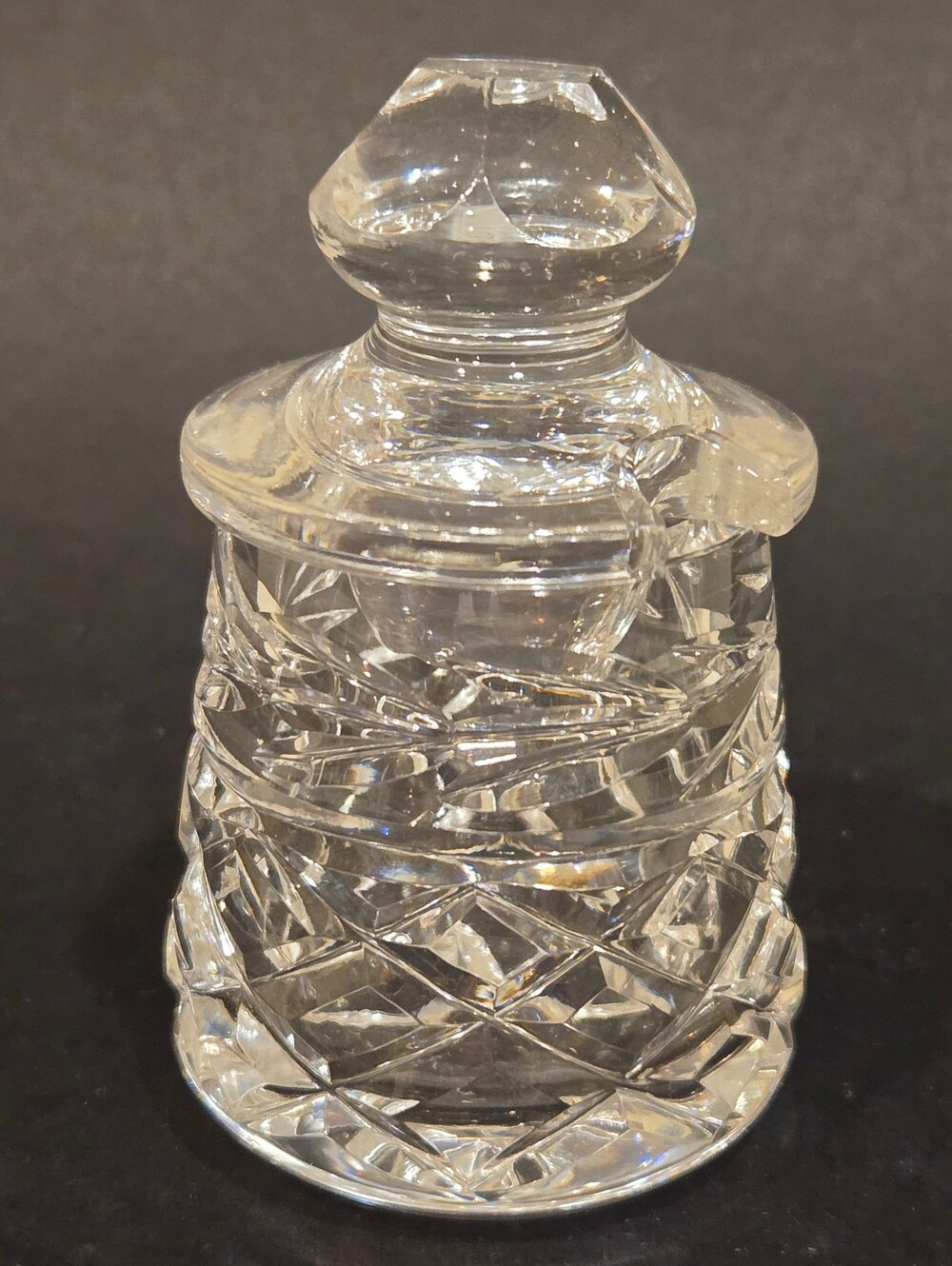 Waterford Crystal Glandore Mustard Jar Decorative Jar - Home Art